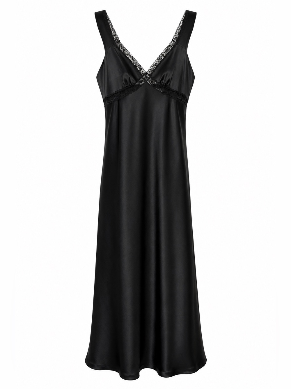 Gianni Bini Acacia Lace V-Neck Sleeveless Midi Slip Dress